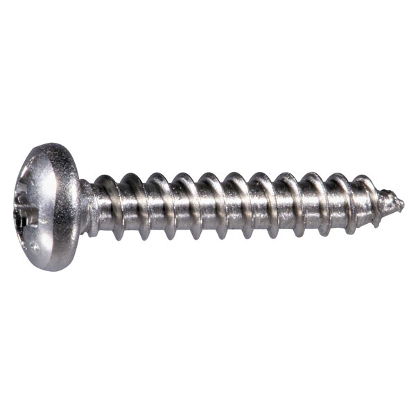 Midwest Fastener Sheet Metal Screw, #6 x 3/4 in, 316 Stainless Steel Pan Head Phillips Drive, 25 PK 932282 - main